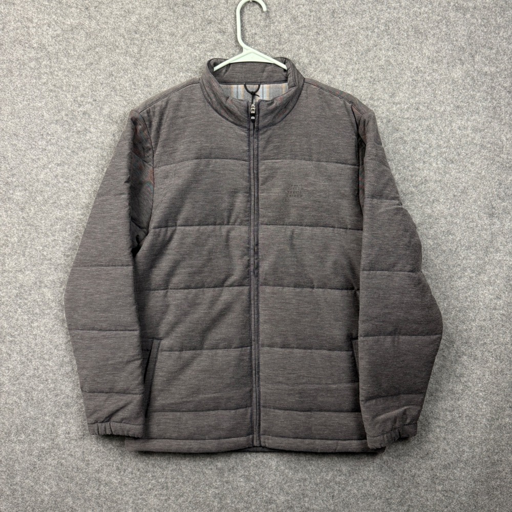 TravisMathew Climate Drop Jacket Heather Black City Cold Weather Puffer 1MZ270 M